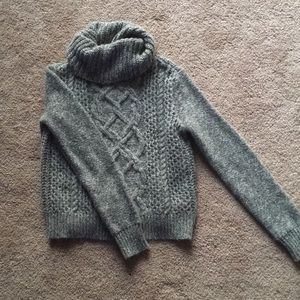 Turtleneck Grey Sweater
